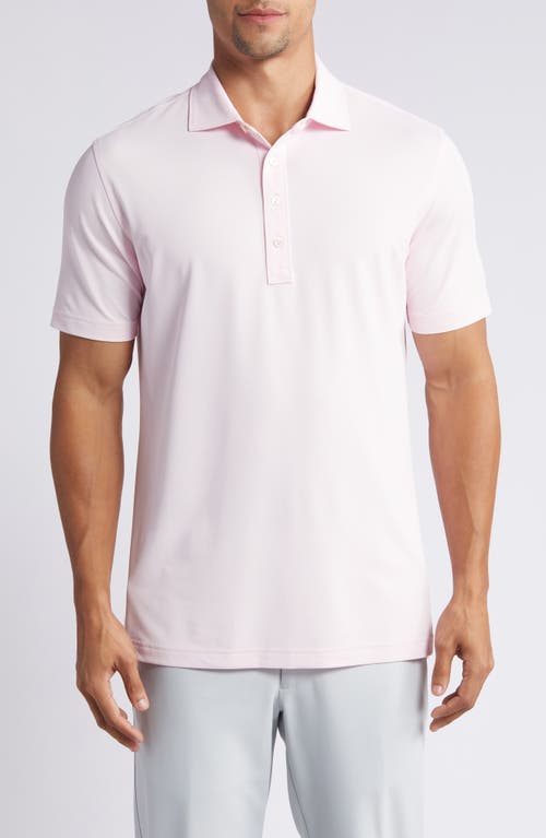Crown Crafted Soul Performance Mesh Polo in Misty Rose