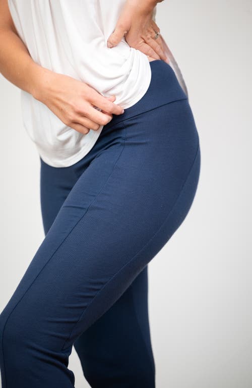 Jjwinks Happy Hour Flare Lounge & Sleep Pants In Navy