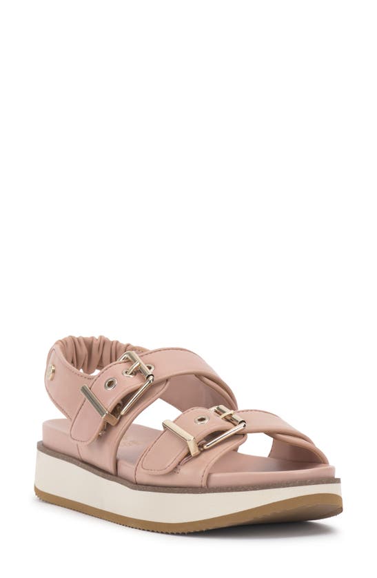 Shop Vince Camuto Anivay Sandal In Pale Peony
