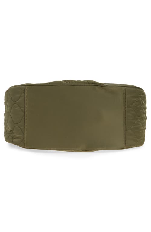 Pajar Quilted Nylon Tote Bag In Green