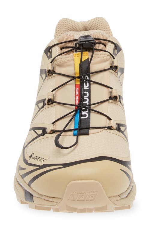 Shop Salomon Xt-6 Gore–tex® Waterproof Sneaker In Safari/safari/black