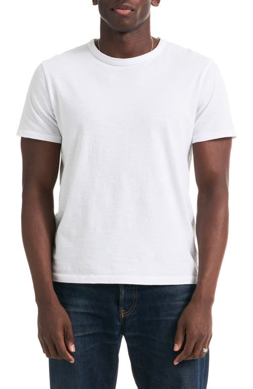 Cotton Slub T-Shirt in White