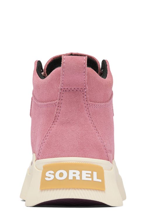 Shop Sorel Kids' Out 'n About Classic Waterproof Boot In Dazed Mauve/honey White