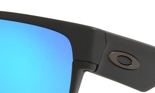 Oakley Gradient-tinted Sunlglasses In Matte Black/prizm Sapphire