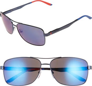 Carrera Eyewear 61mm Polarized Navigator Sunglasses | Nordstrom