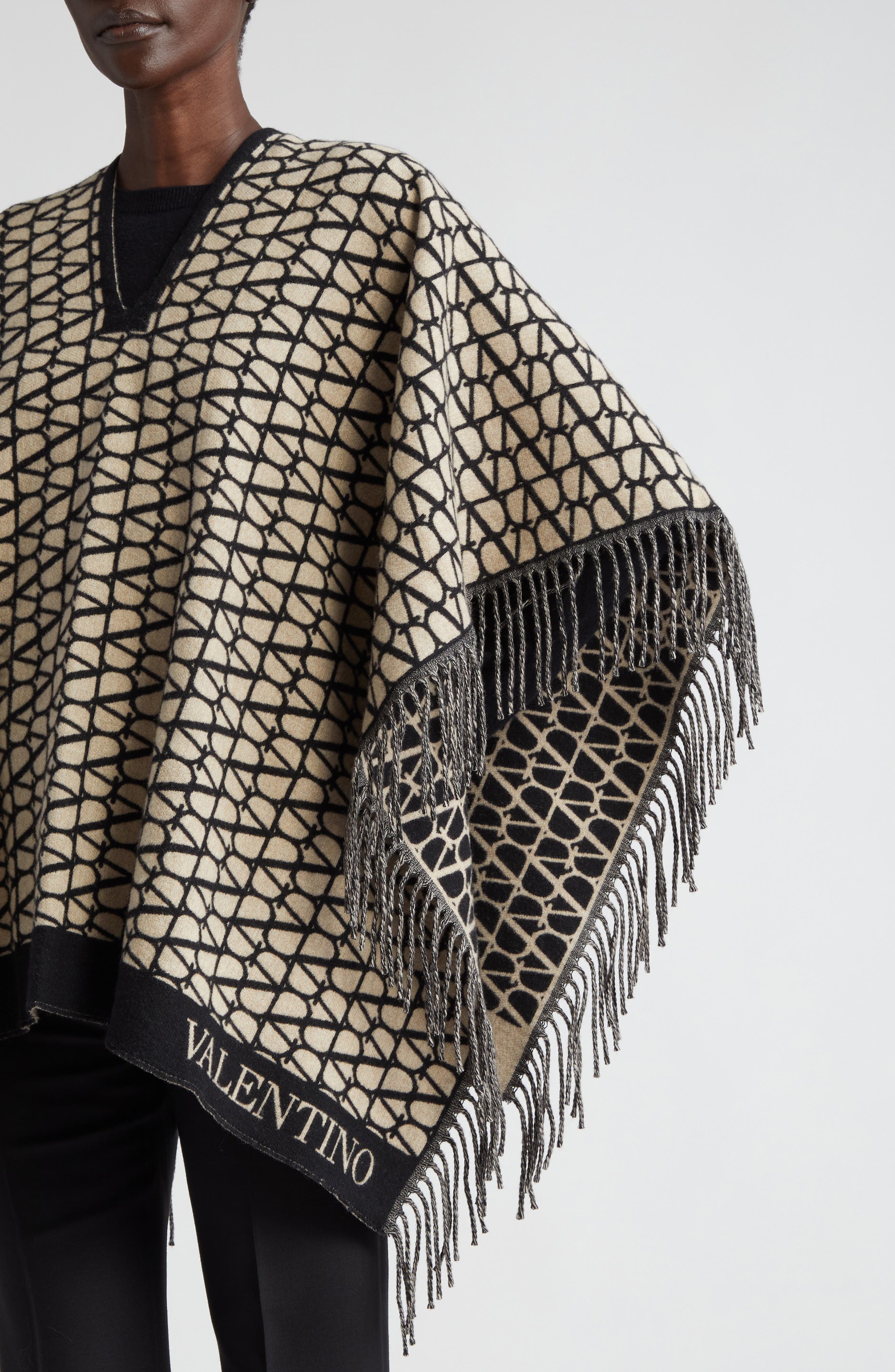 fendi poncho nordstrom
