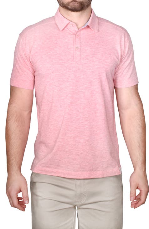 Heathered Slub Jersey Polo