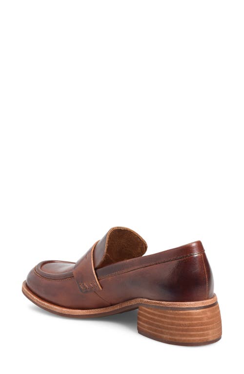 Shop Kork-ease ® Keegan Penny Loafer Pump In Tan Leather