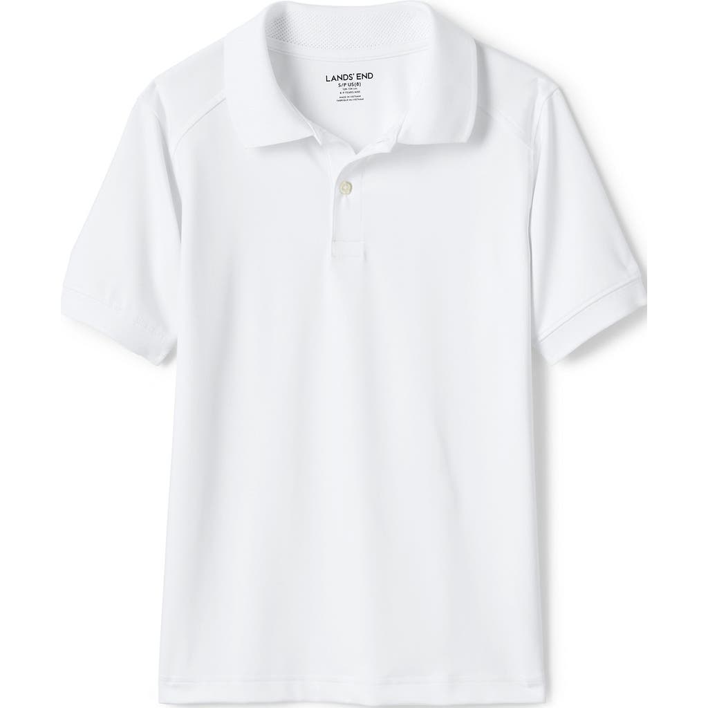 LANDS' END LANDS' END SCHOOL UNIFORM KIDS SHORT SLEEVE RAPID DRY POLO SHIRT