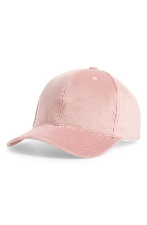 Baseball Hat, Blue, One Size - Women's Hats - Pink