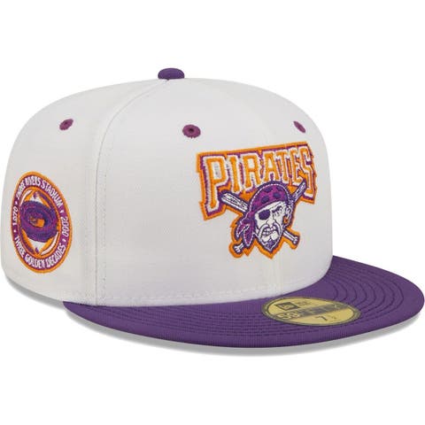 New Era Pittsburgh Pirates Three Rivers Stadium Cream Edition 59Fifty  Fitted Cap, EXCLUSIVE HATS, CAPS