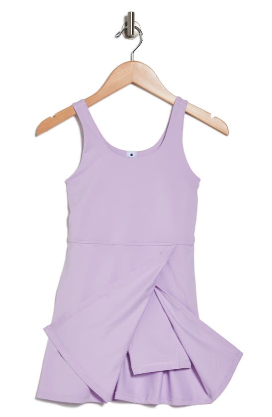 Shop Yogalicious Kids' Sleeveless Tennis Dress In Pastel Lilac
