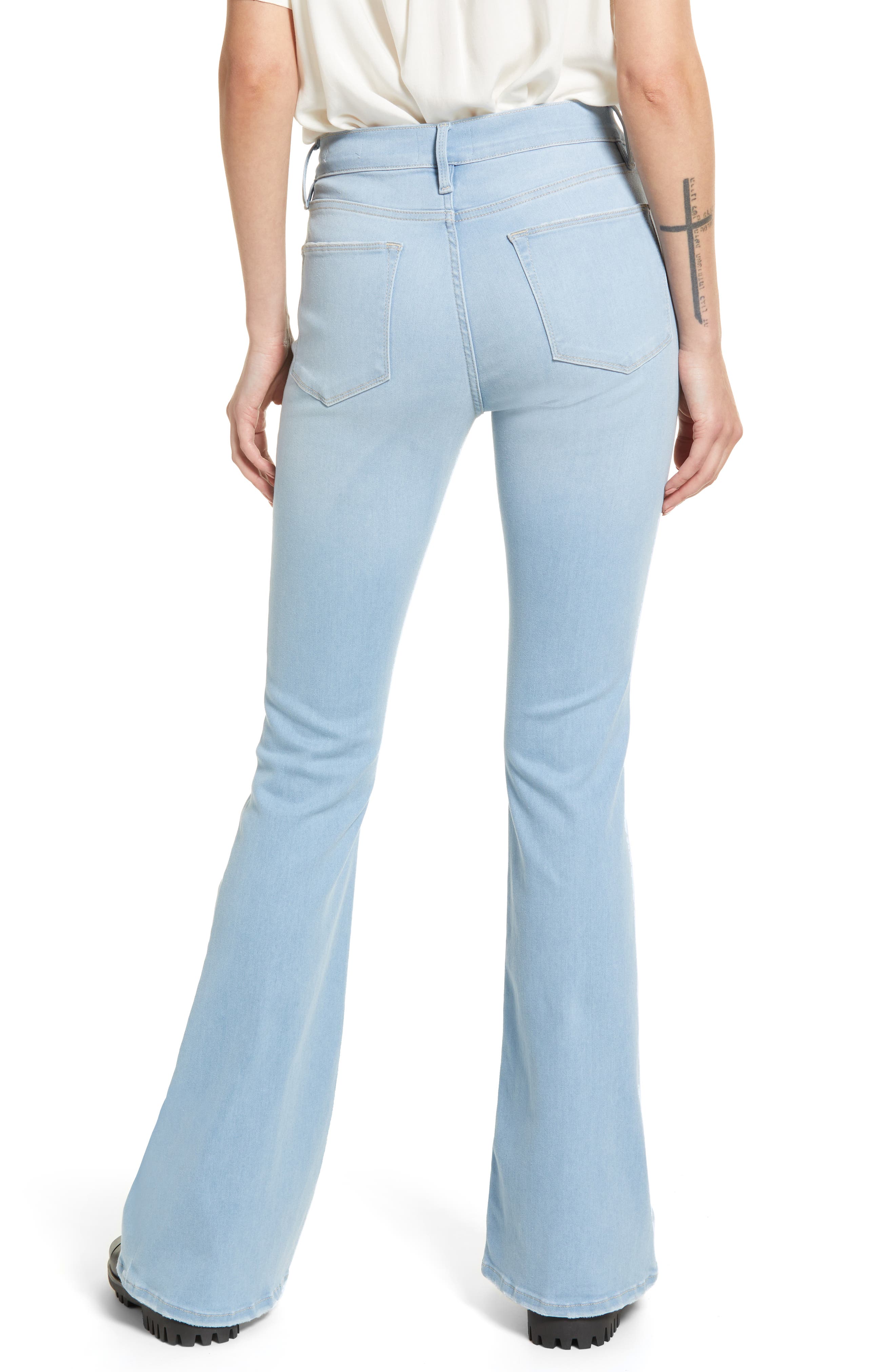 FRAME Le High Waist Flare Leg Jeans 