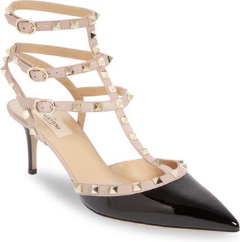 Valentino Garavani Rockstud Strappy Pointed Toe Pump (Women) | Nordstrom