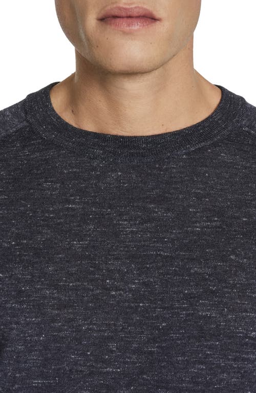 Jack Victor Bailey Merino Wool Blend Sweatshirt In Navy