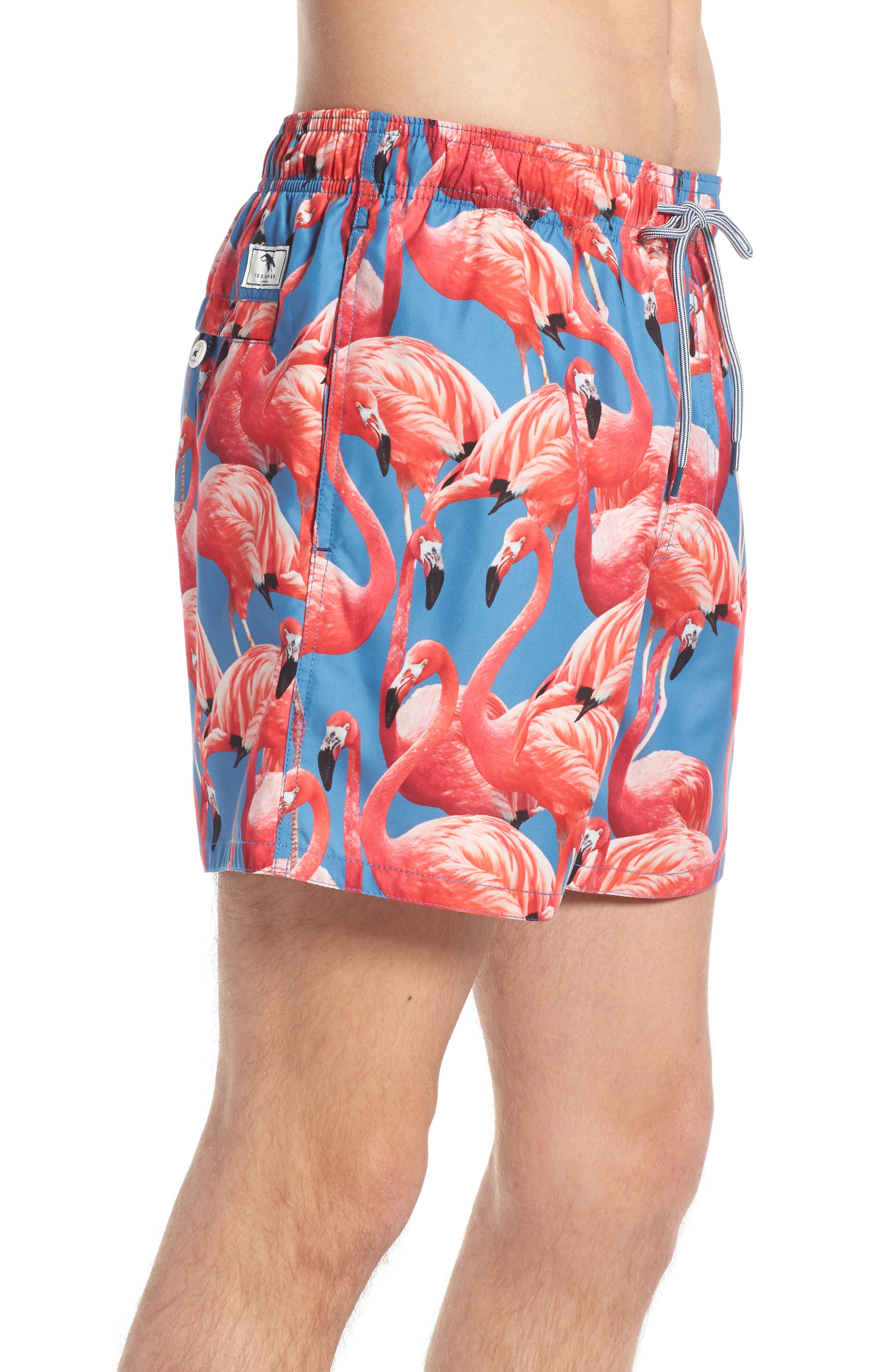 ted baker flamingo swim shorts