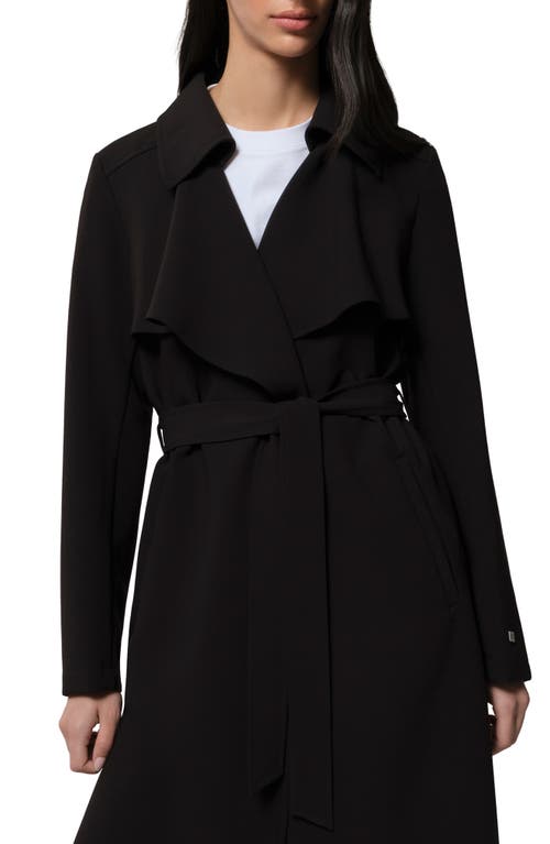 Soia & Kyo Dimitra Trench Coat In Black