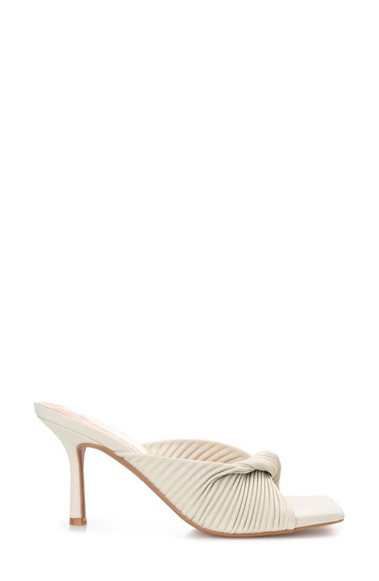 Journee Collection Greer Tru Comfort Foam Twist Sandal In Off White