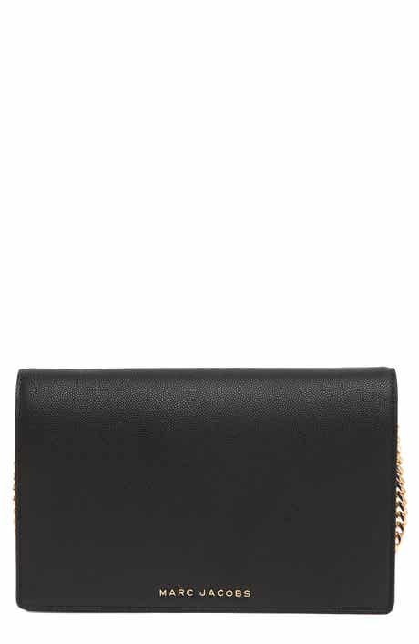 Marc Jacobs Bags | Marc Jacobs Topstitched Compact Zip Wallet Black | Color: Black | Size: Os | Olivia_111's Closet