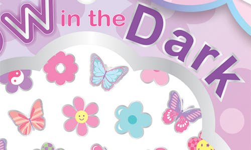 Hot Focus Kids' Double Wall Stainless Steel Water Bottle & Nail Sticker Pack In Multi