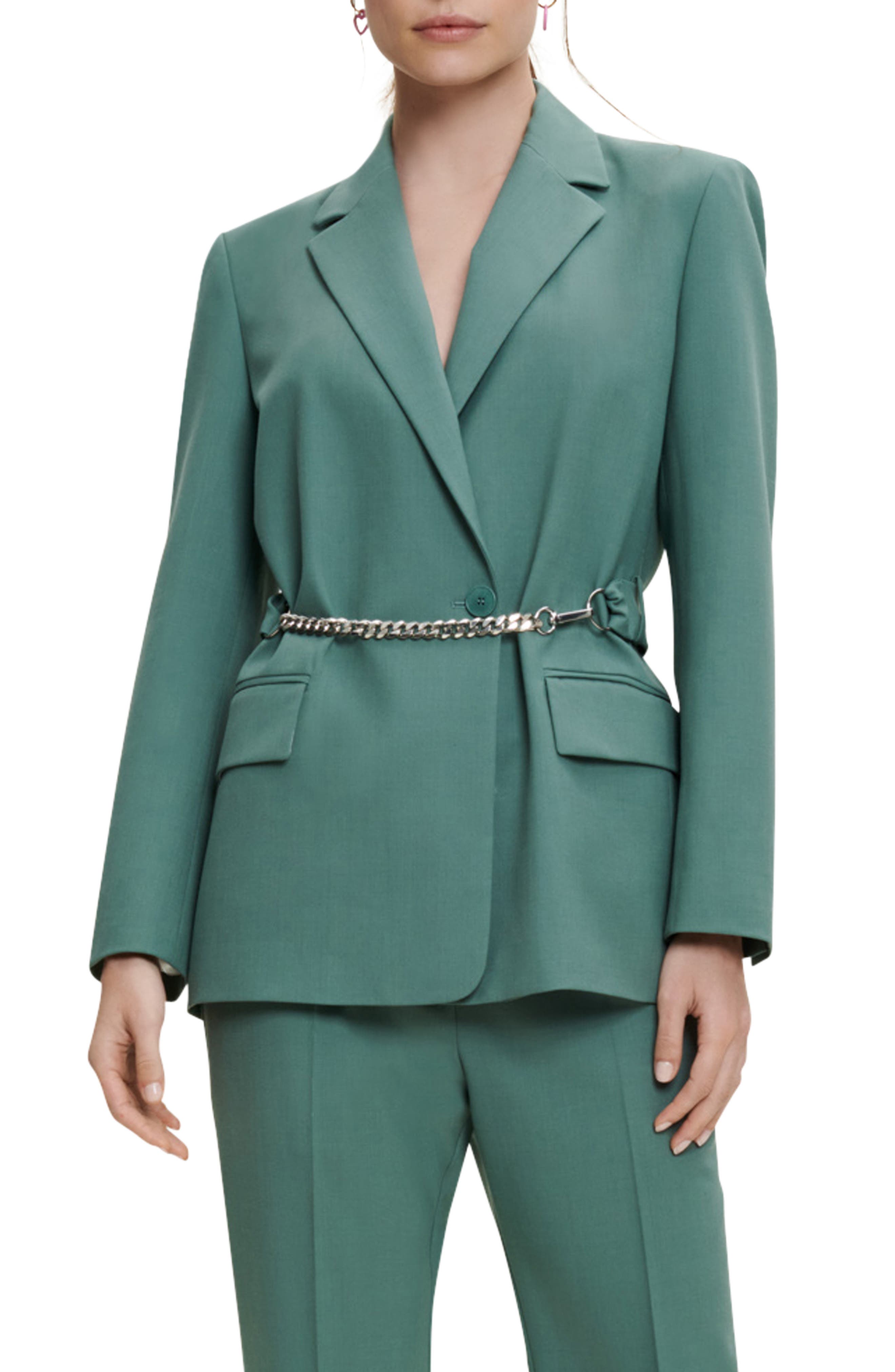 maje green suit