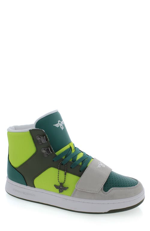Creative Recreation Cesario High Top Sneaker in Limeade