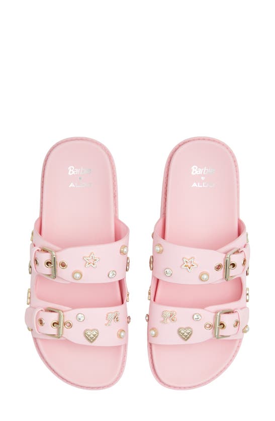 Shop Aldo X Barbie Dream Sandal In Smooth Light Pink