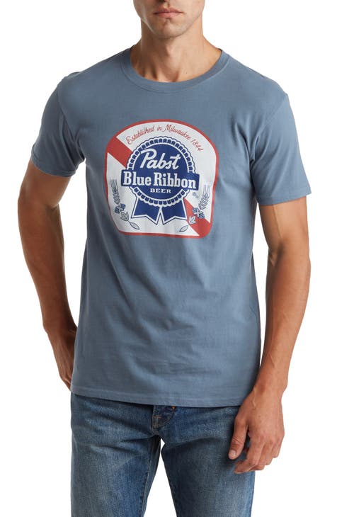 Shirts  Chicago Cubs Cub Style Old Style Beer Logo Blue Tshirt