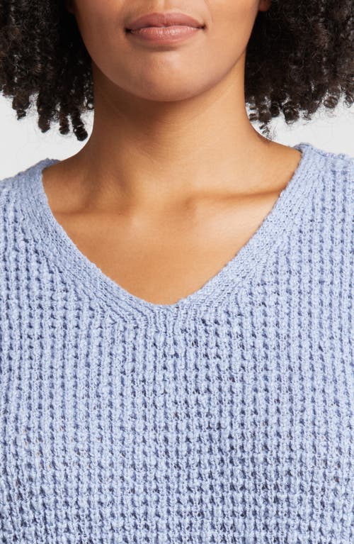 Shop Eileen Fisher Organic Cotton Sweater In Delphine