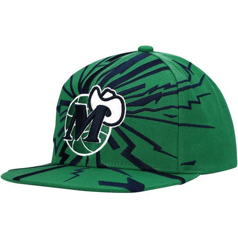 Mitchell & Ness Dallas Mavericks Cord Script Hardwood Classic Snapback Hat