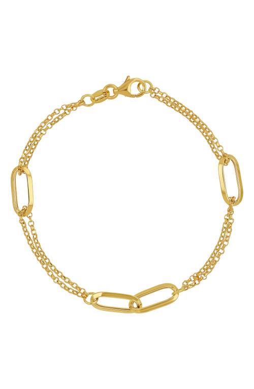 Bony Levy 14K Gold Link Bracelet in 14K Yellow Gold at Nordstrom, Size 7
