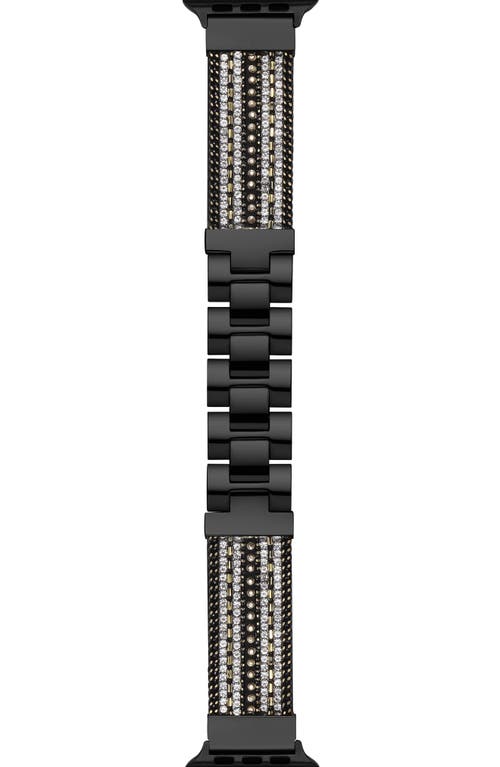 Shop The Posh Tech Beaded Apple Watch® Bracelet Watchband In Black/silver