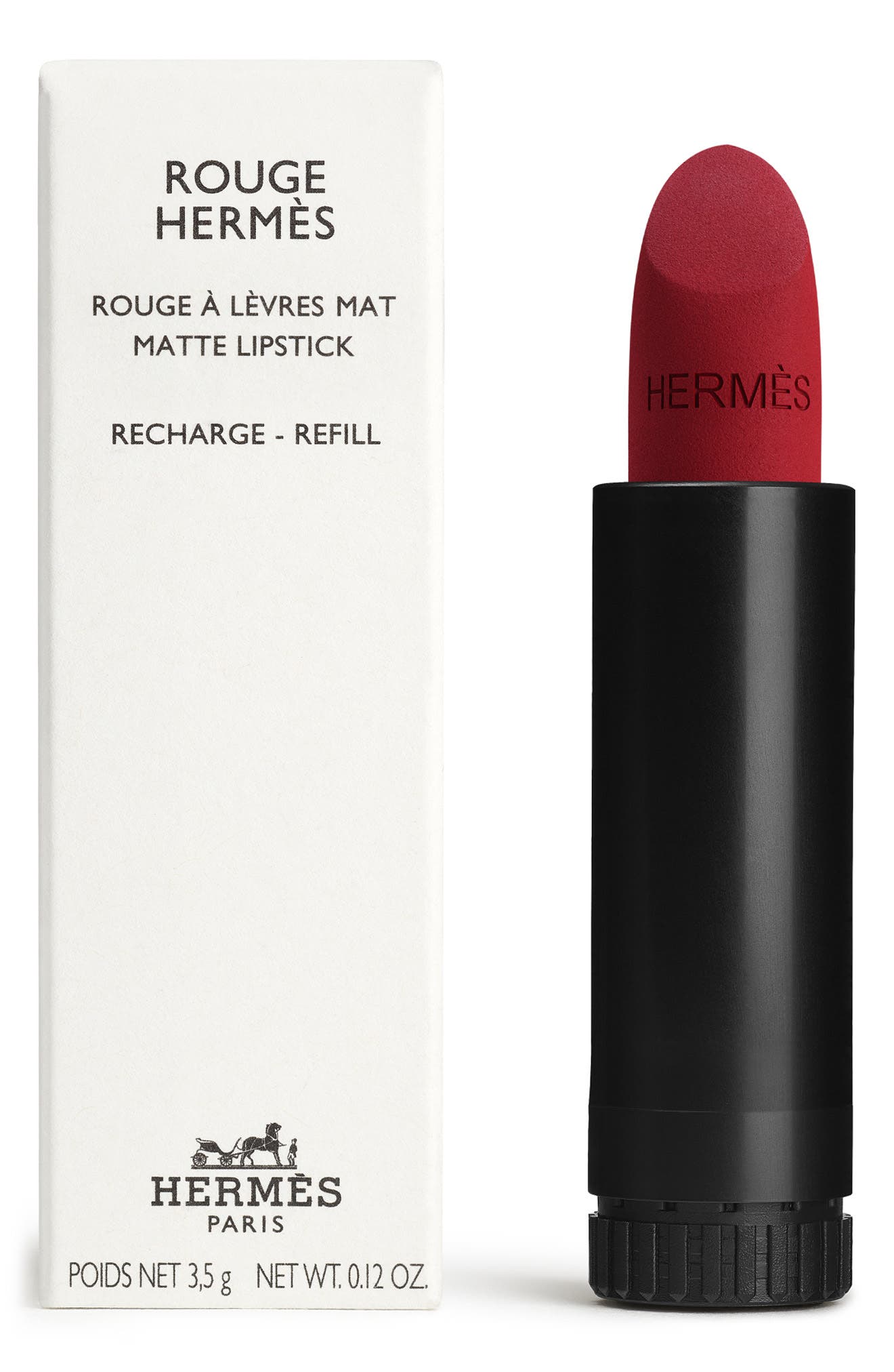 Rouge Hermes, Satin Lipstick - Rouge Piment