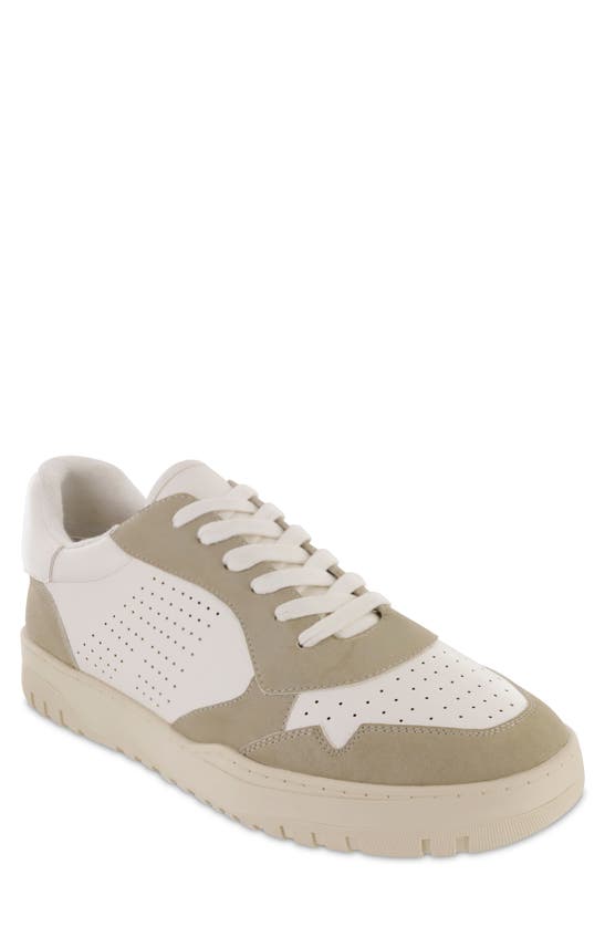 Strauss And Ramm Kasso Colorblock Sneaker In White/ Sahara