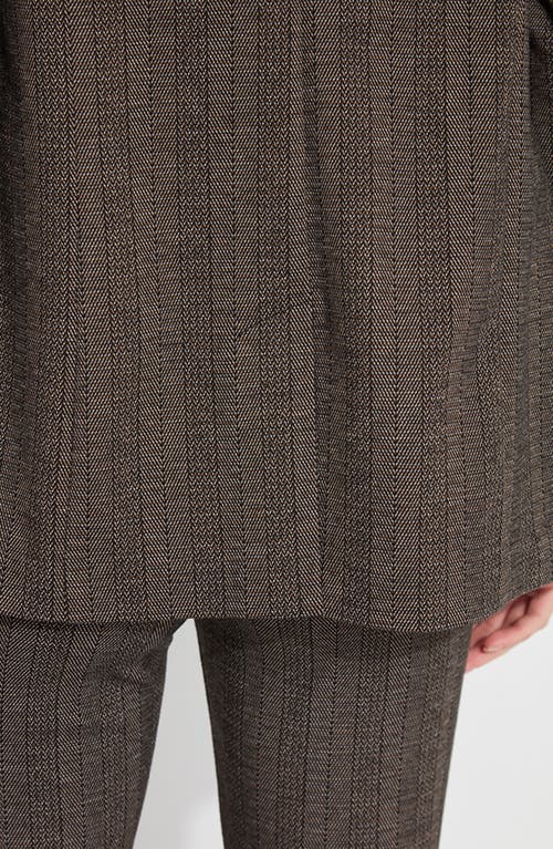 Lyssé Robin Ponte Blazer In Cambridge Chevron In Cambridge Chevron