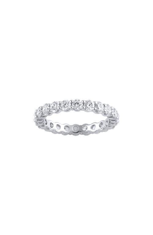 Shop Badgley Mischka Collection Round Cut Lab Created Diamond Infinity Ring In Platinum