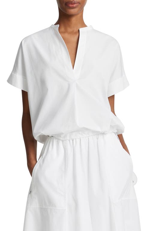 Vince Short Dolman Sleeve Cotton Top Optic White at Nordstrom,