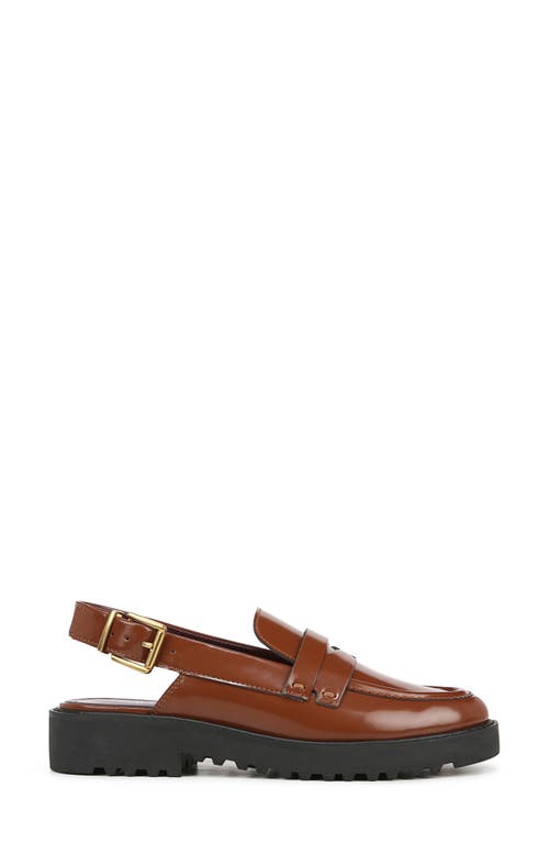 Franco Sarto Coppola Slingback Penny Loafer In Tobacco