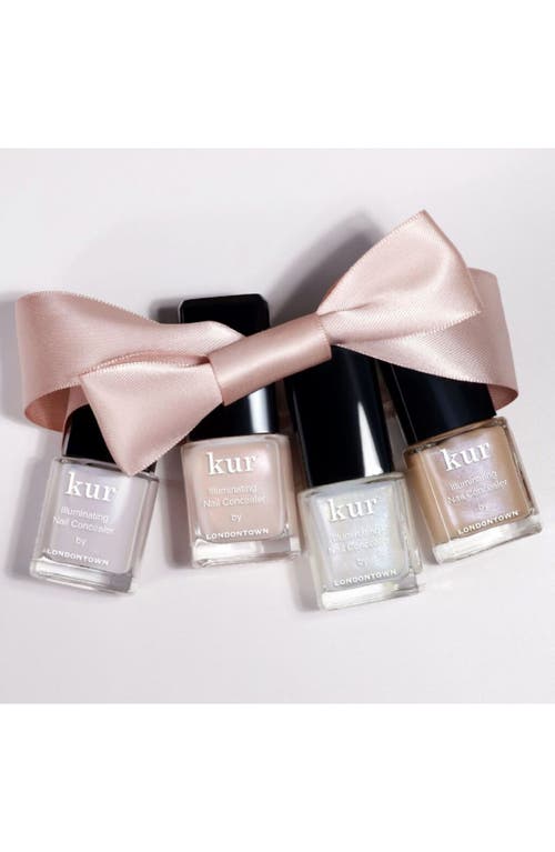 Shop Londontown Illuminating Essentials 4-piece Nail Care Set $56 Value In Pink Multi