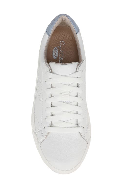 Shop Dr. Scholl's Take It Easy Water-repellent Sneaker In White Blue