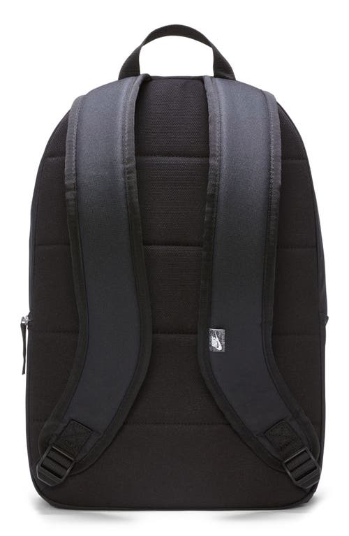 Shop Nike Kids' Heritage Canvas Backpack In Black/black/white