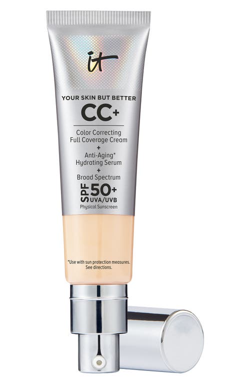 IT Cosmetics CC+ Color Correcting Full Coverage Cream SPF 50+ in Light