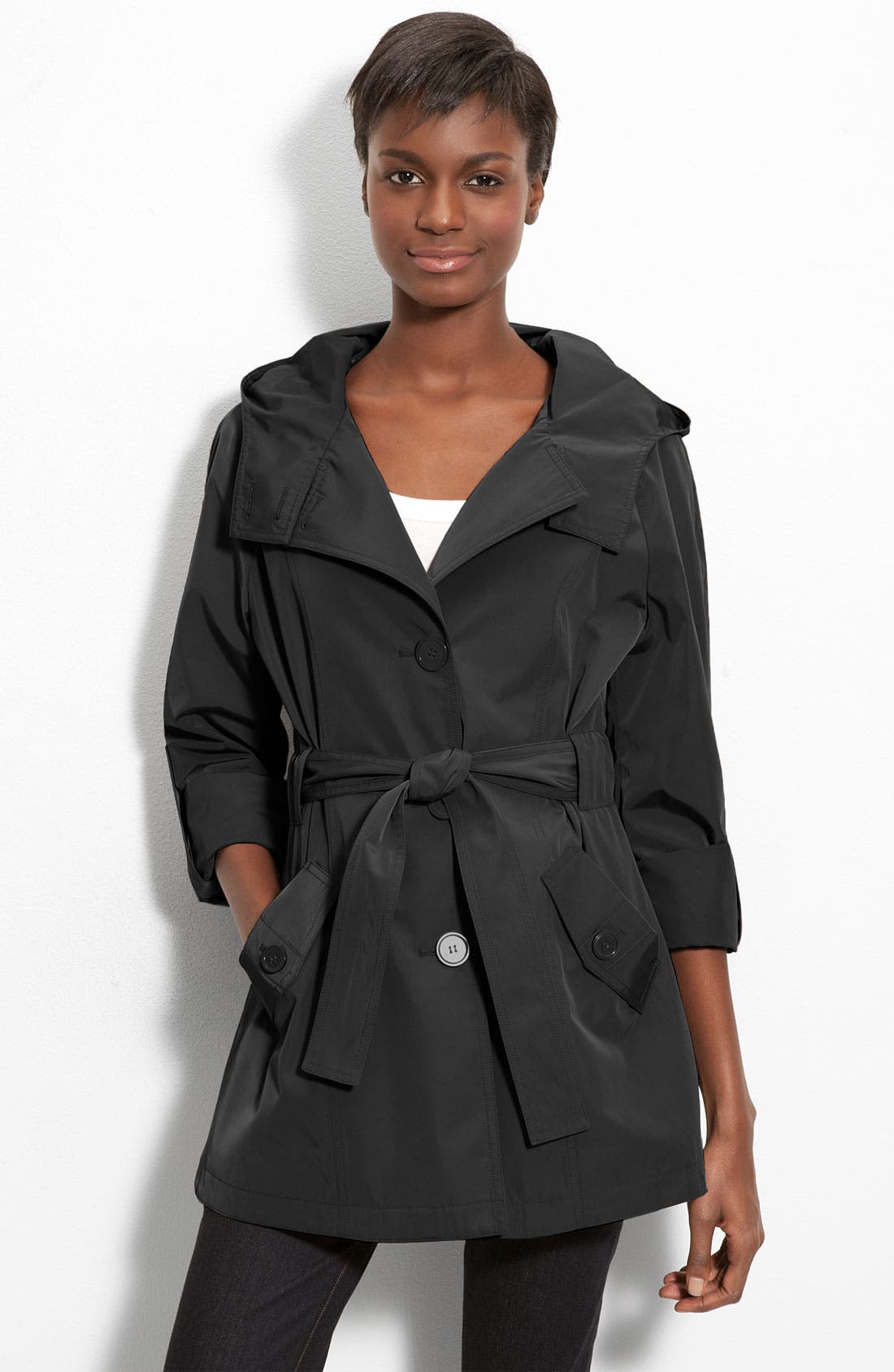 MICHAEL Michael Kors Hooded Trench Coat (Nordstrom Exclusive) Nordstrom