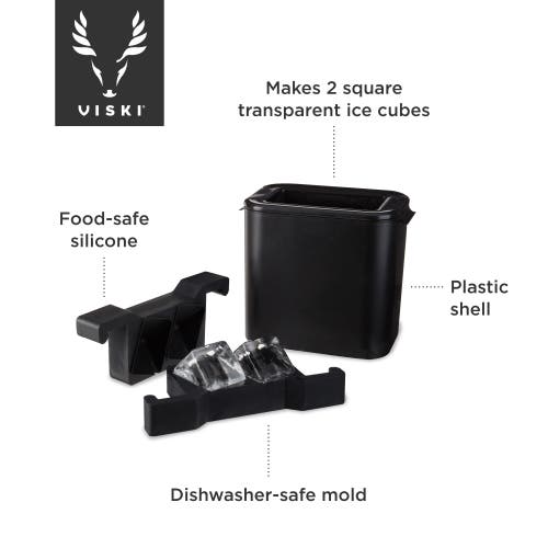 Viski Clear Ice Maker In Black