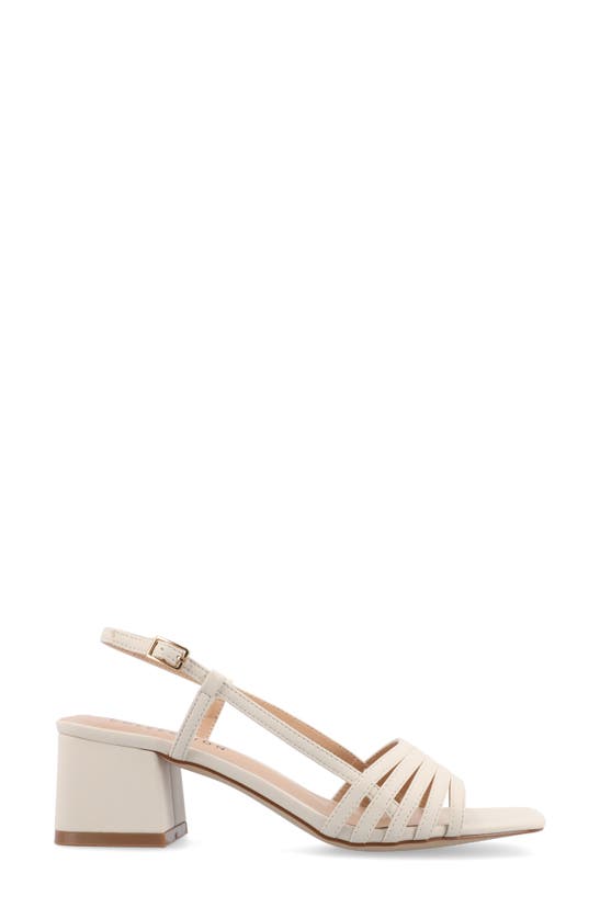JOURNEE COLLECTION JOURNEE COLLECTION SHAYANA BLOCK HEEL SLINGBACK SANDAL