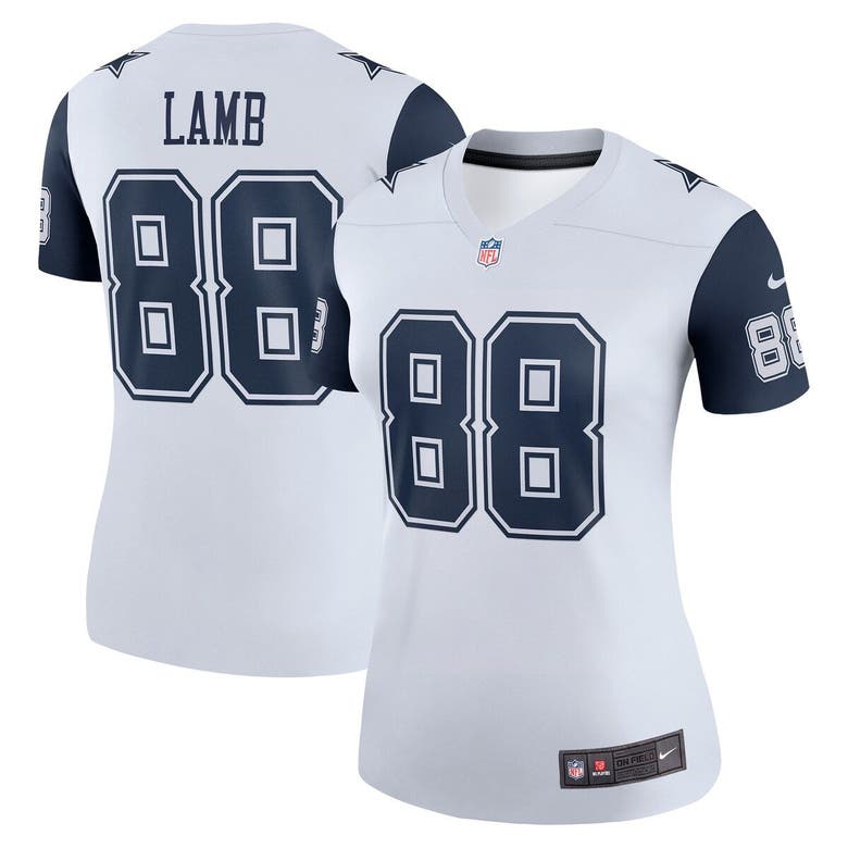 Men's Nike CeeDee Lamb White Dallas Cowboys 2nd Alternate Legend Jersey