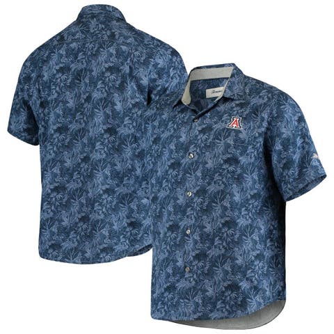 Lids Atlanta Braves Tommy Bahama Baseball Camp Button-Up Shirt - Cream