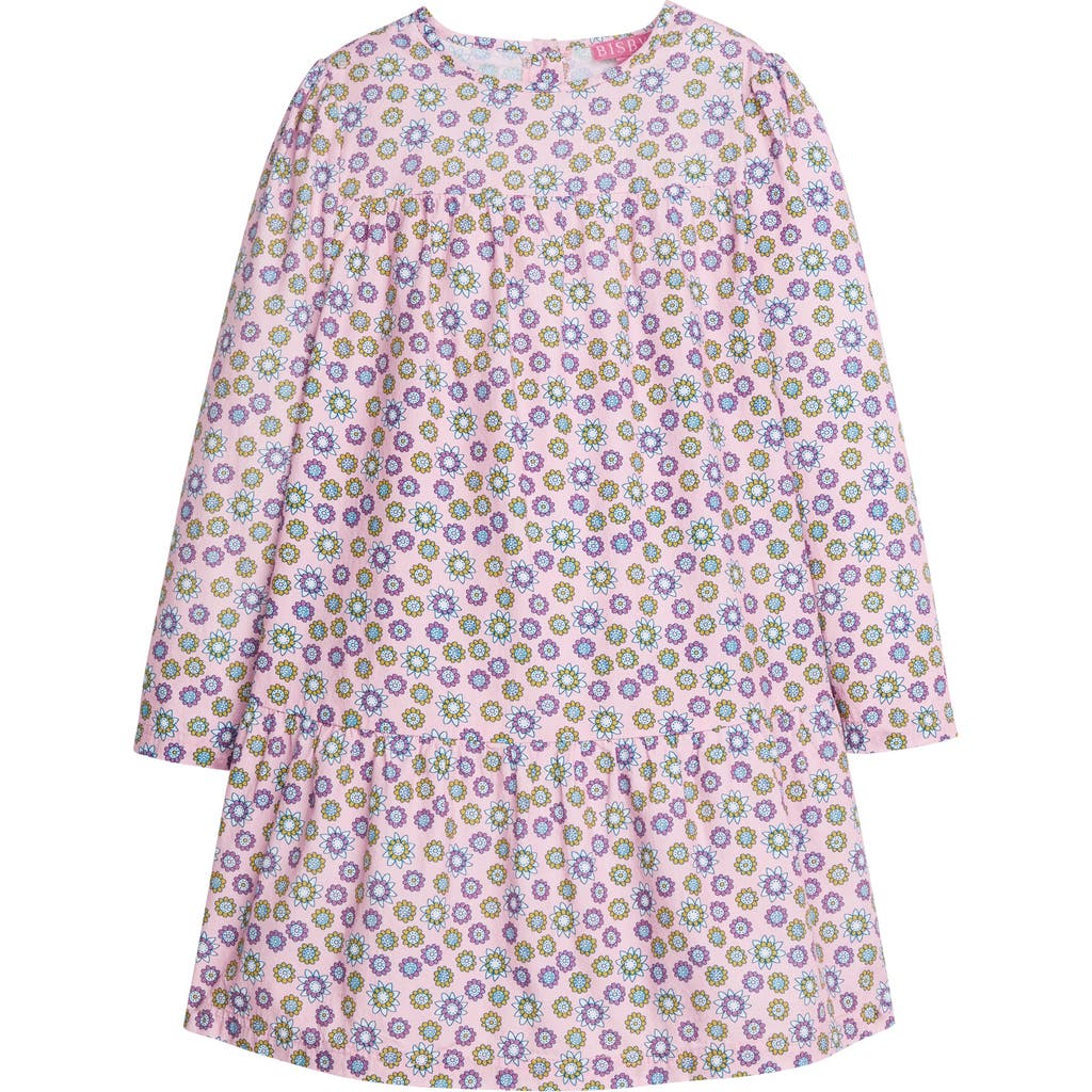 Bisby Kids' Lisle Dress In Vienna Violets