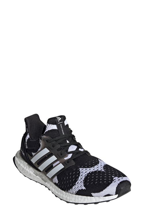 adidas x Marimekko UltraBoost DNA Running Shoe in Core Black/White/Core Black