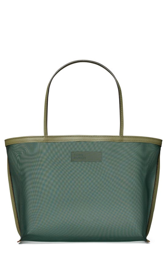 Tory Burch Mesh Tote In Verde